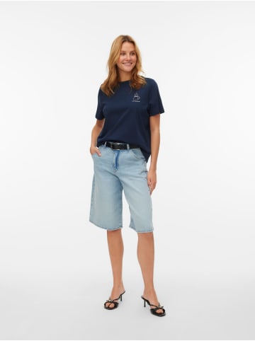 Vero Moda Jeansshorts VMSILO MR DENIM JORTS MIX in Light Blue Denim