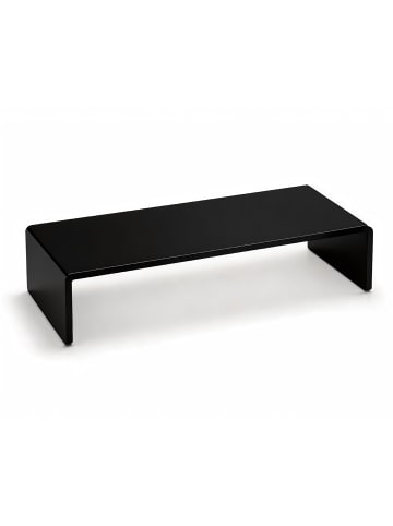 relaxdays Monitorständer in Schwarz - (B)35 x (H)10 x (T)20 cm