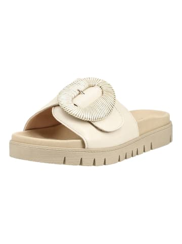 Pantoletten Beige