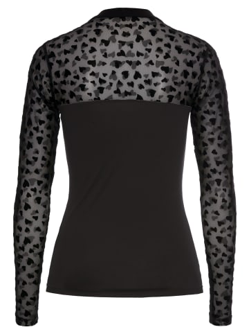 Laura Scott Langarmshirt in schwarz