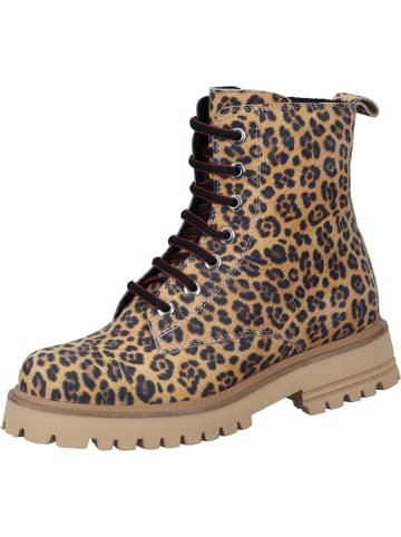 Piazza Klassische Stiefeletten, Schnürstiefeletten in leo