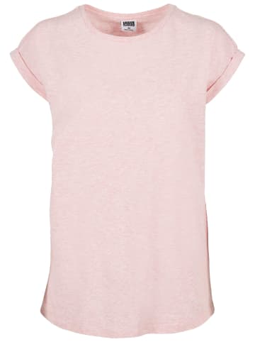 Urban Classics T-Shirts in pink melange