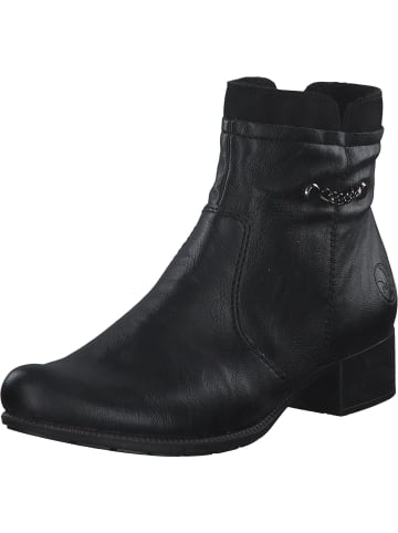 rieker Stiefeletten in schwarz/schwarz