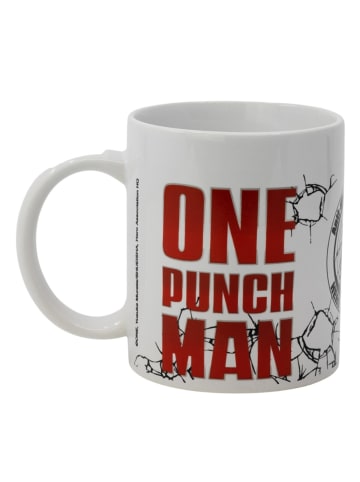 COFI 1453 One Punch Man Tasse 325ml Anime Keramikbecher im Geschenkset für Fans in Weiß