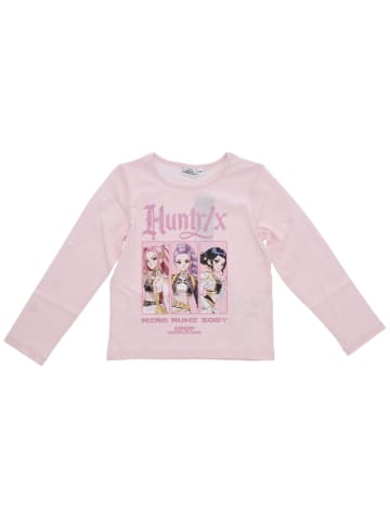 COFI 1453 KPop Demon Hunters Kinder Langarmshirt Rosa aus Baumwolle mit in Rosa
