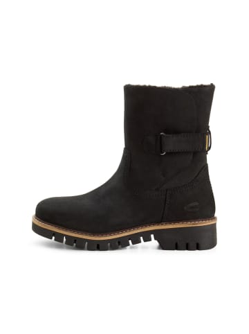 Camel Active Schlupfschuh mit robuster Gummisohle in Schwarz