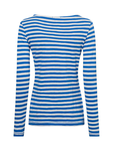 s.Oliver Langarmshirt in blau weiß