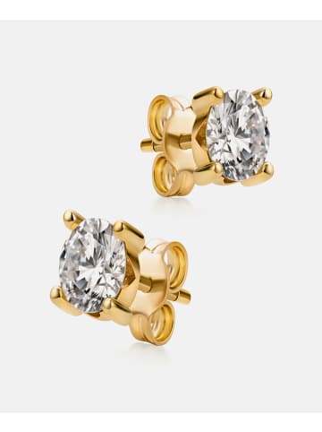Diamant L'éternel Ohrringe aus 585 Gelbgold