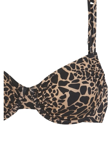 LASCANA Bügel-Bikini in schwarz-gold