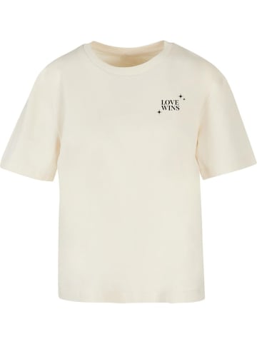Mister Tee Shirt "Gradient Heart Pride Tee" in Weiß
