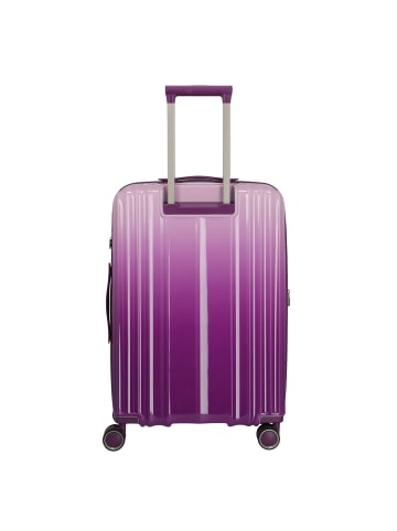 travelite Lascana Edition 4 Rollen Trolley M 65 cm mit Dehnfalte in purple degrade