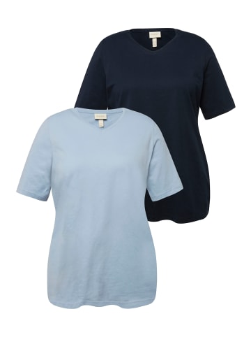 Ulla Popken Shirt in taubenblau