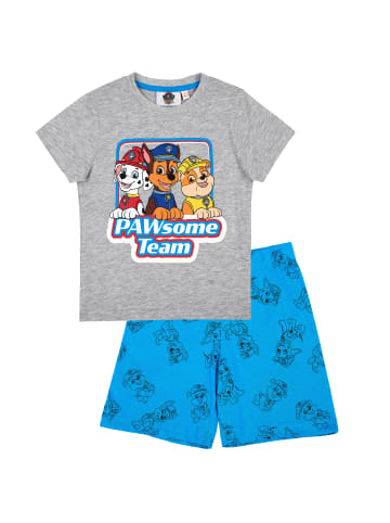 Paw Patrol Paw Patrol Pyjama kurzarm Schlafanzug in grau