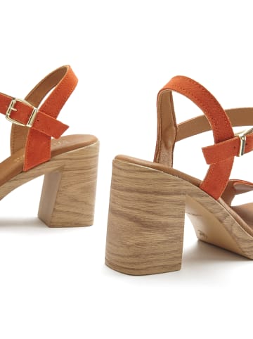 LASCANA Riemchensandalette in orange