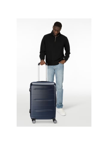 benzi 5583 4 Rollen Trolley 65 cm blau