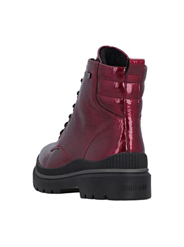 remonte Schnürstiefeletten in Rot