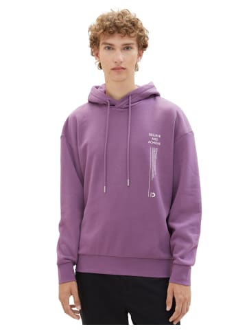 TOM TAILOR Denim Hoodie in dusty grape