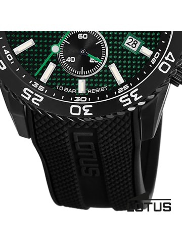 Lotus Chronograph-Armbanduhr Lotus Classic schwarz groß (ca. 43,5mm)