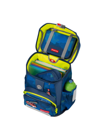 Step by Step Grundschulranzen-Set CLOUD Fire Engine Brandon 7-tlg. in Blau