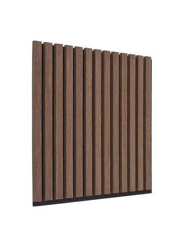 ebuy24 Akustikpaneel Porto  Walnuss 2er Set