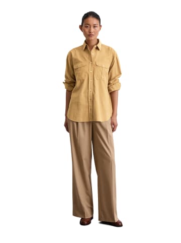Marc O'Polo Feincord-Bluse relaxed in Salted Caramel