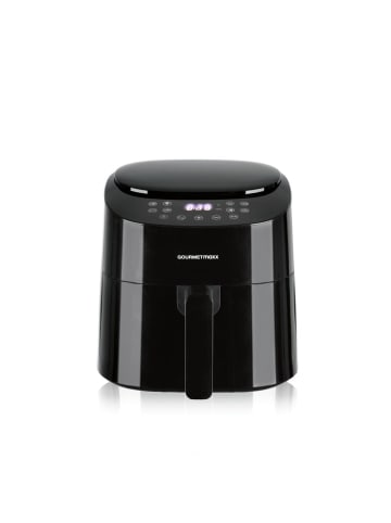 Gourmet Maxx Heißluft-Fritteuse Digital 4,5l 1400W schwarz Schwarz