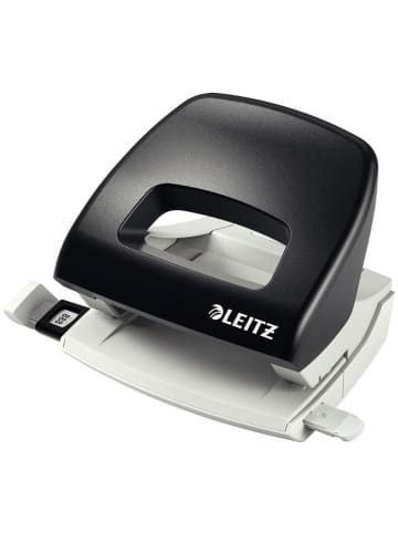 Leitz Locher Topstyle 1,6mm mit Anschlagschiene schwarz in Blisterverpackung