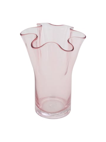 Atmosphera Créateur d'intérieur Glasvase in Rosa, (B) 17 x (H) 23,5 x (L) 17 cm