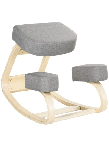 Vinsetto Kniestuhl-69L x 51B x 58H cm-Grau