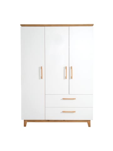 roba Kleiderschrank Finn 3-türig mit 2 Schubladen & Soft-Close-Drehtüren