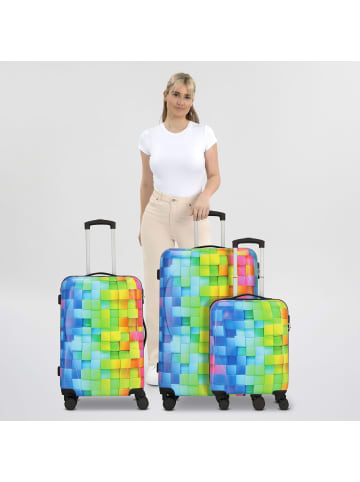 Nowi Santa Cruz 4 Rollen Kofferset 3-teilig in bunt