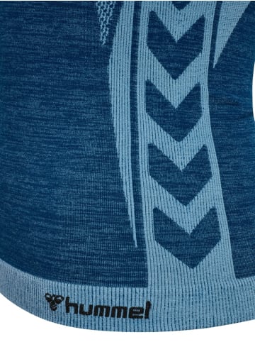 Hummel Sportshirt "Clea Seamless Tight T-Shirt Longsleeve" in Blau