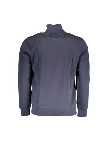 La Martina Blaues Baumwoll-Sweatshirt