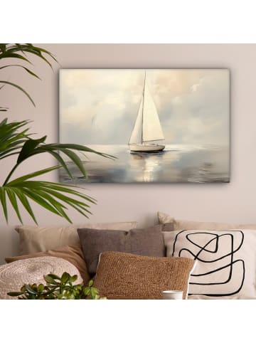 MuchoWow Leinwand Bilder Creme