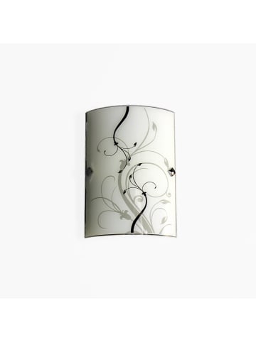 Licht-Erlebnisse Wandlampe (B)18 x (H)26 cm in Weiß Schwarz