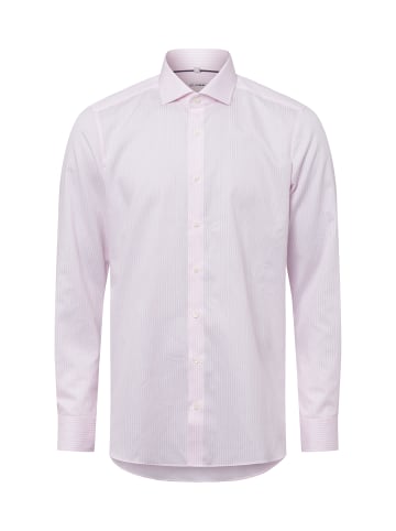 OLYMP  Businesshemd in rosa weiß