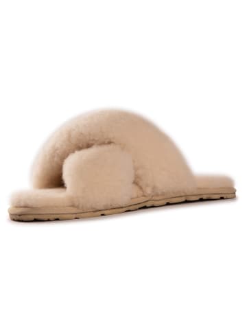 Aus Wooli Slipper Brighton in Tan