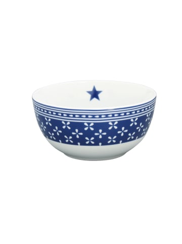 Krasilnikoff Schale Happy Bowl DAISY Dunkelblau