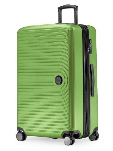 Hauptstadtkoffer Mitte - Großer Reisekoffer Trolley 77cm XXL Erweiterung TSA 130L in Apfelgrün
