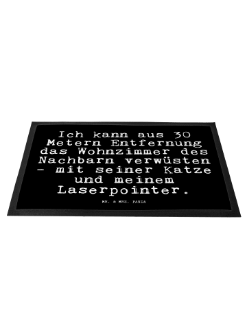 Mr. & Mrs. Panda Schmutzfänger Ich kann aus 30... mit Spruch in Schwarz