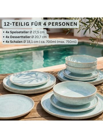 Sänger TAFELSERVICE PAROS - 12 teilig aus Steingut