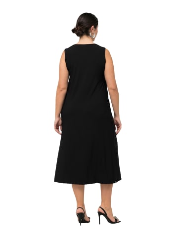 Ulla Popken Midikleid in schwarz