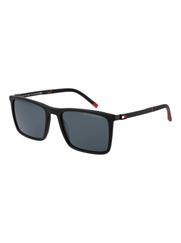 Tommy Hilfiger Männer Sonnenbrille Rechtwinklig Schwarz