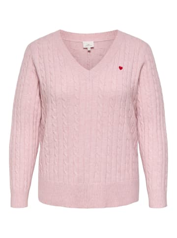 ONLY Carmakoma Strickpullover in Burnished Lilac 1