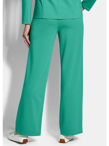GOLDNER Jersey-Hose mit Biesen in grün