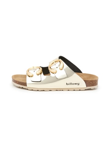 billowy Pantoletten  in gold