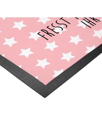 Mr. & Mrs. Panda bodenmatte Einhorn Happy mit Spruch in Rot Pastell