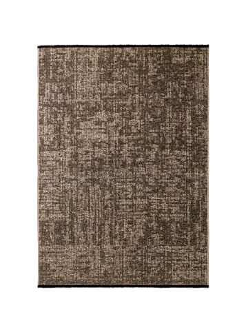 KADIMA DESIGN Teppich Kurzflor Unicolor Chenille Baumwolle Innen in Beige