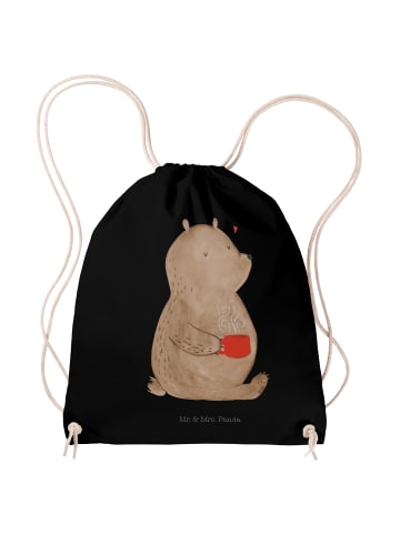 Mr. & Mrs. Panda Beutel Bär Kaffee ohne Spruch in Schwarz