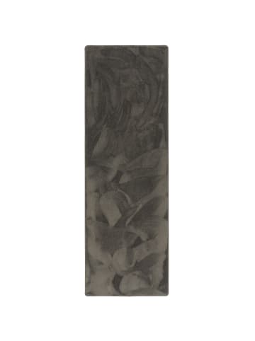 Snapstyle Luxus Super Soft Hochflor Langflor Teppich Läufer Deluxe in Anthrazit